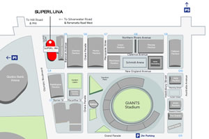 Superluna Pavilion Map